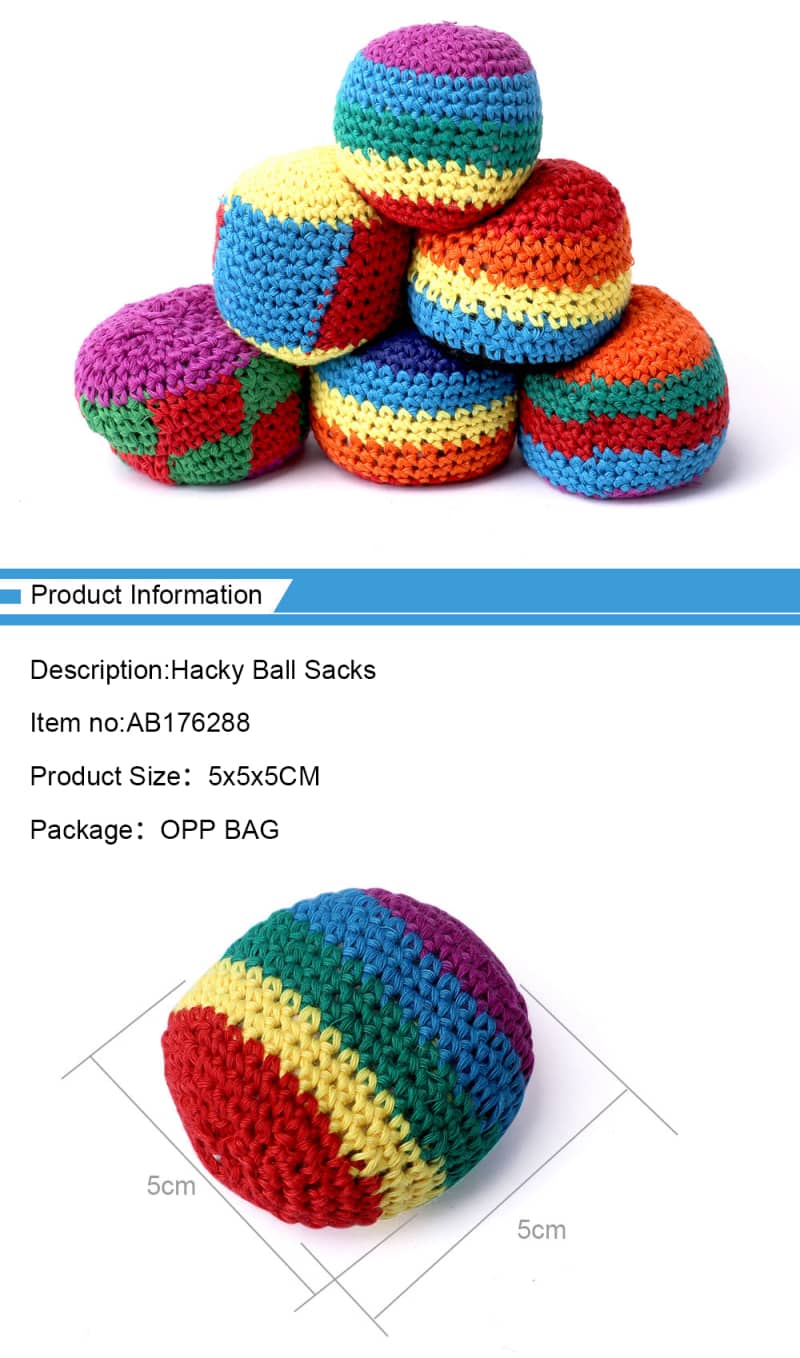 Crochet Hacky Ball Sack Footbags-၀၃