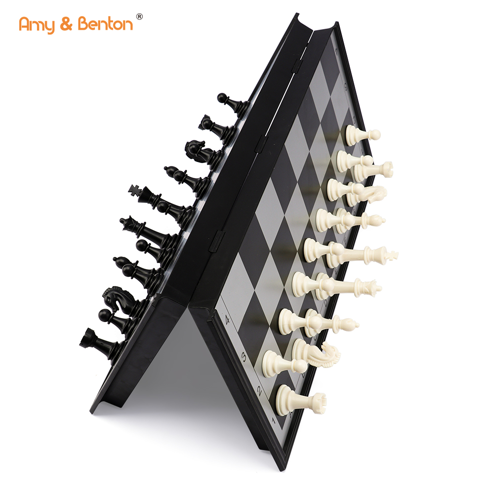 3 in 1 Travel Chess Set with Folding Chess Board (4)