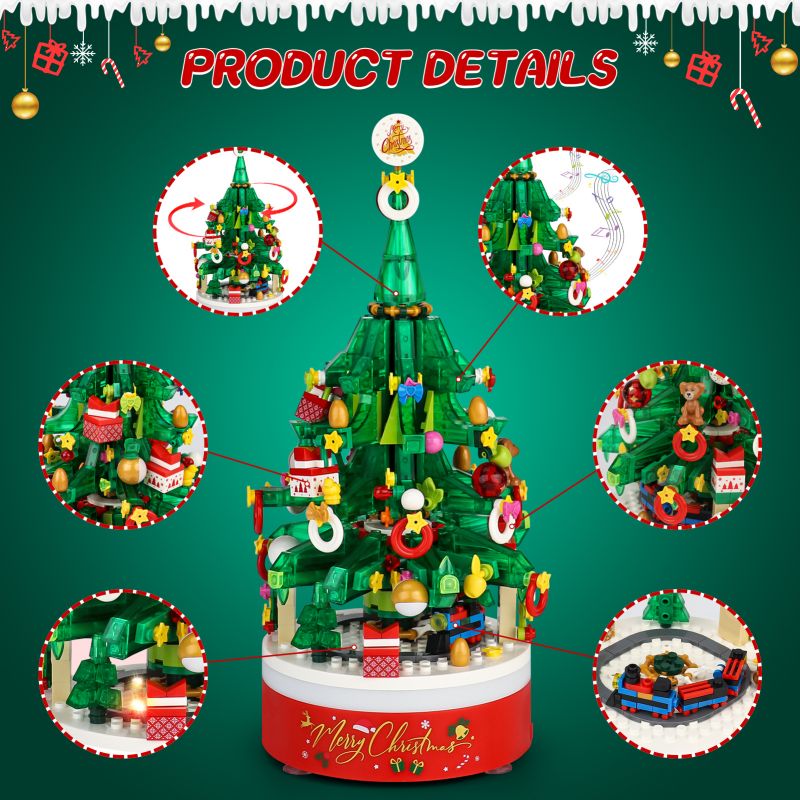 Christmas tree music box-2