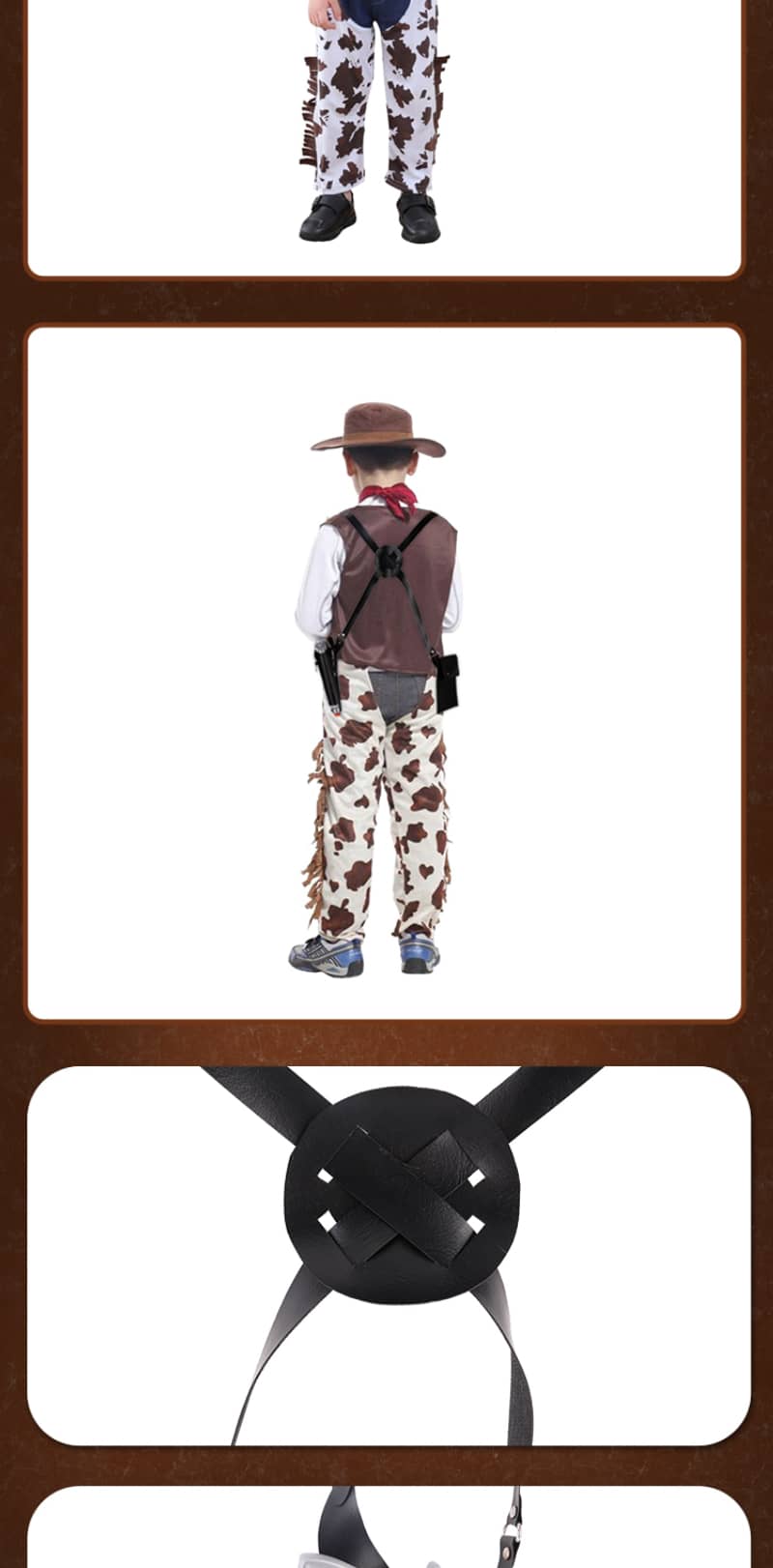 Cowboy Set for Kids with Toy Pistols_04