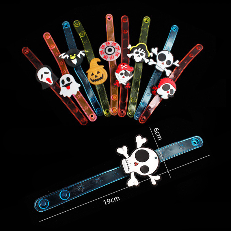 5 Bracelets Pop It Halloween - En Silicone - Jouet Anti-stress Pour Enfants - Cadeau Fête, Anniversaire